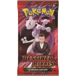 A single booster pack from the Destined Rivals Pokémon TCG